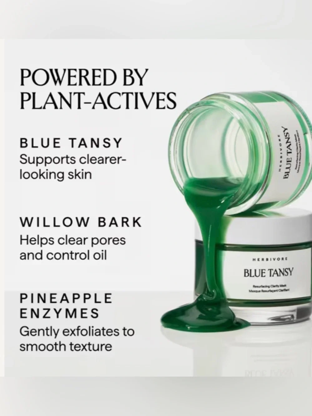 HERBIVORE Blue Tansy Resurfacing Clarity Mask 2.02oz